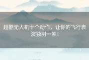 超酷无人机十个动作，让你的飞行表演独树一帜！