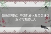 独角兽崛起：中国机器人趋势加速创业公司发展壮大