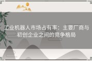 工业机器人市场占有率：主要厂商与初创企业之间的竞争格局