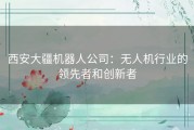 西安大疆机器人公司：无人机行业的领先者和创新者