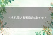扫地机器人楼梯清洁率如何？