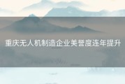 重庆无人机制造企业美誉度连年提升