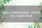 大疆无人机零部件制造商：全球领先的无人机配件供应商