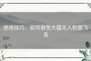 使用技巧：如何避免大疆无人机御飞丢