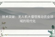 技术突破：无人机大僵悟推动农业领域的现代化