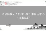 四轴航模无人机排行榜：谁是玩家心中的NO.1？