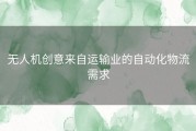 无人机创意来自运输业的自动化物流需求