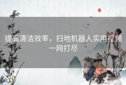 提高清洁效率，扫地机器人实用视频一网打尽